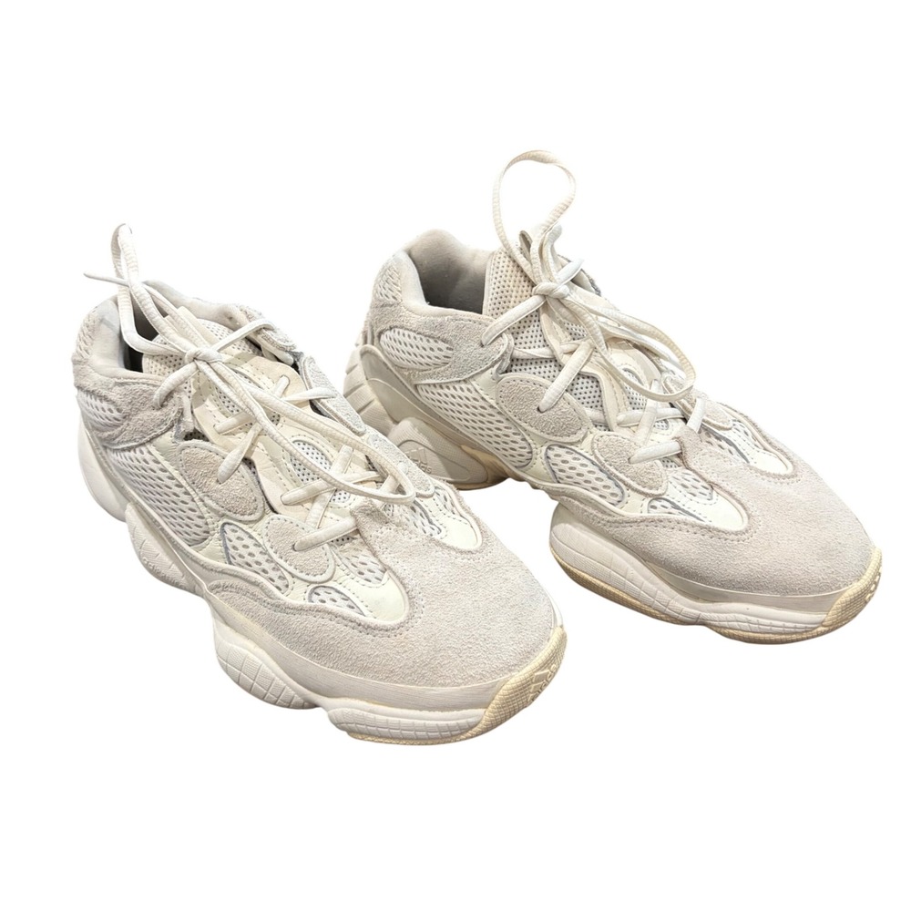 Adidas Yeezy 500 Mens 6.5 Women`s 8 Bone White FV3573 Low Top Sneakers